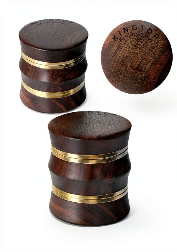 Walnut Spice Grinder KINGTOP Manual Aluminum-4