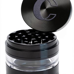 Cinder Brands Clear Cut Manual Herb Grinder Aluminum-0