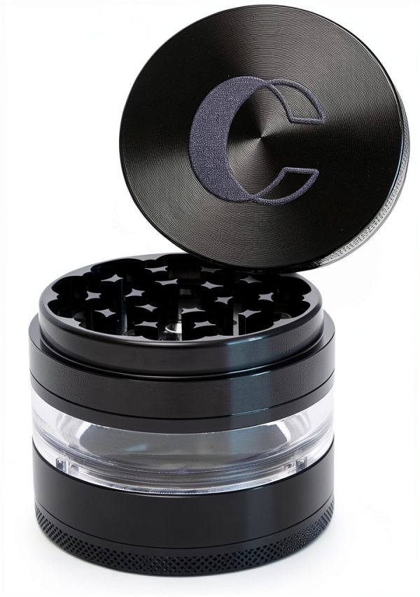 Cinder Brands Clear Cut Manual Herb Grinder Aluminum-0