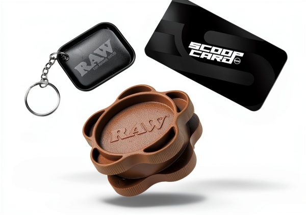 RAW Brown Spice Grinder - Compact Kitchen Herb Mill-2