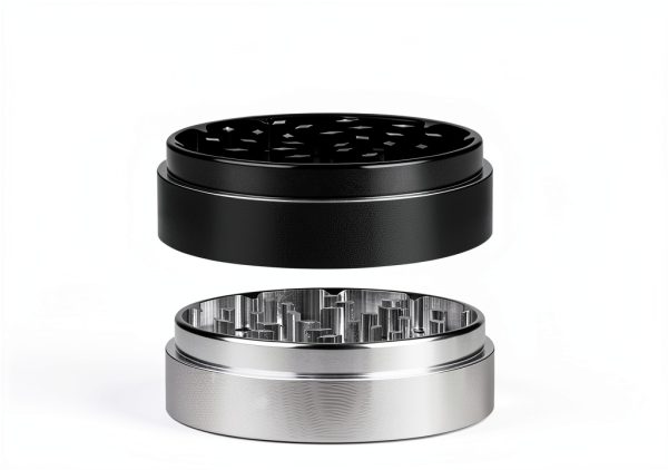 Aluminum Herb Spice Grinder by GRAVEND Dual Grind-2