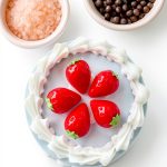 Spice Grinder Gray Oval Manual Silicone Strawberry Cupcake-0