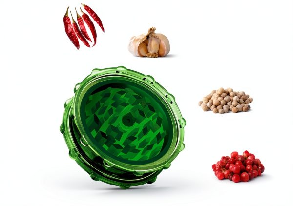 Grinder BGT3 Herb Spice Mill Two Layer Gear Grinding-2