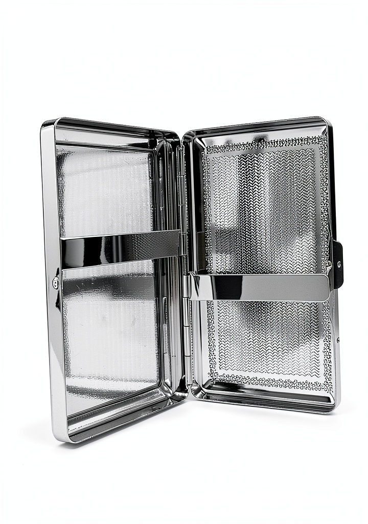 Installing Simple Cases Silver Lighter Gift Sets & Starter Kits on a wooden desk