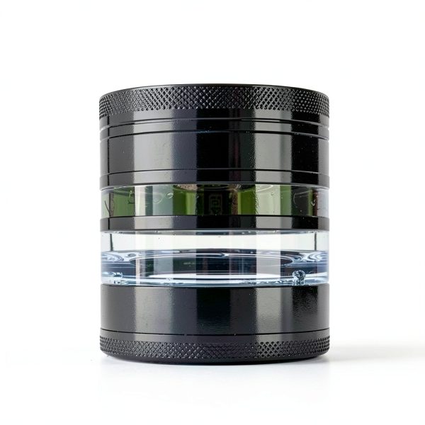 Cinder Brands Clear Cut Manual Herb Grinder Aluminum-1