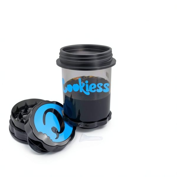 KUCKOW Spice Grinder Magnetic Lid Sharp Teeth Portable-0