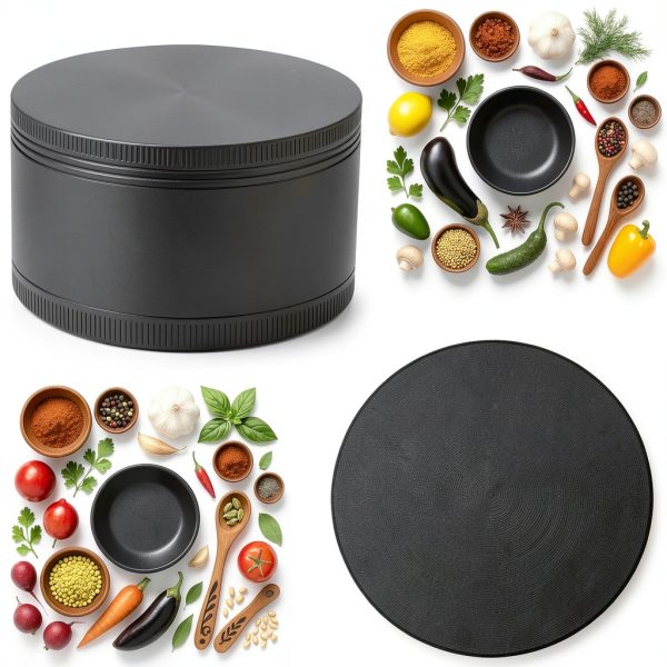 NEXZEN Manual Zinc Spice Mill Black NX255005-1