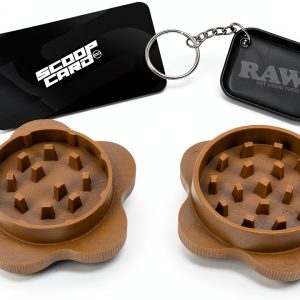RAW Brown Spice Grinder - Compact Kitchen Herb Mill-0