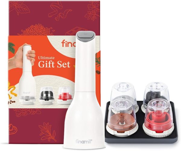FinaMill Battery Operated Spice Mill Grinder Adjustable-8