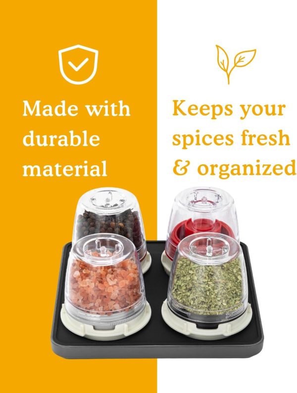 FinaMill Battery Operated Spice Mill Grinder Adjustable-7