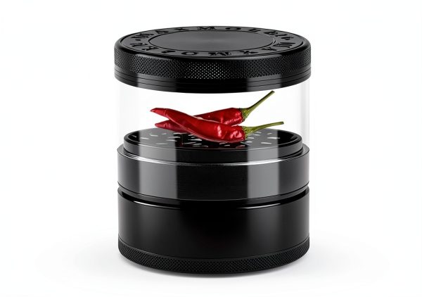 Aluminum Herb Spice Grinder by GRAVEND Dual Grind-1