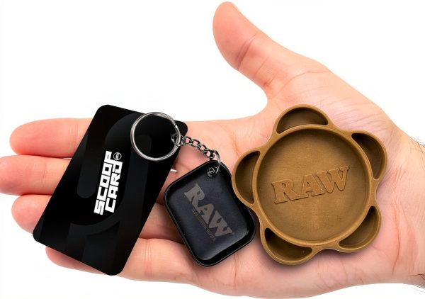 RAW Brown Spice Grinder - Compact Kitchen Herb Mill-1