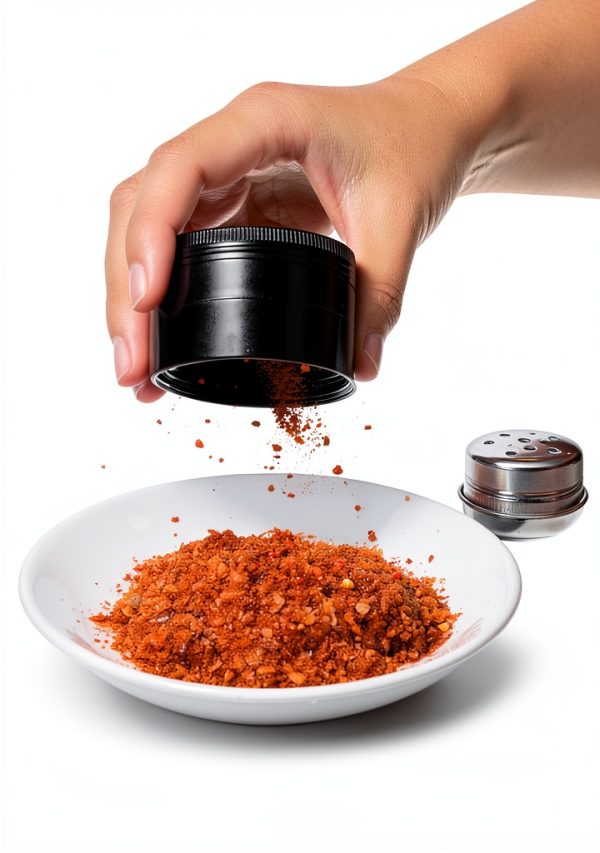 Awanso Manual Black Zinc Herb Spice Mill Grinder-2