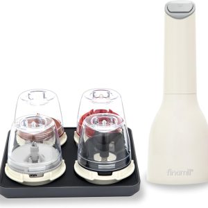 FinaMill Battery Operated Spice Mill Grinder Adjustable-0