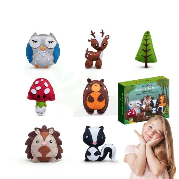 DeFieltro Children Sewing Kit Felt Animal Set-2