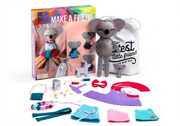 PlayMonster Koala Sewing Kit Fabric Craft for Kids-2