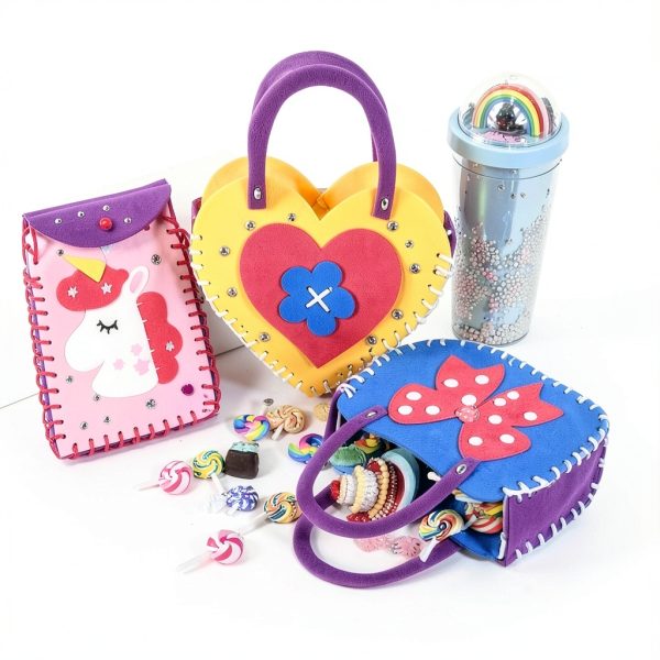 Toylink Kids Sewing Kit Multicolor Unicorns Felt-2