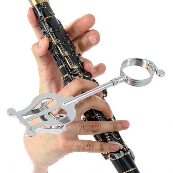 Clarinet Stand Clamp by Pavo, Iron Material, Adjustable-2