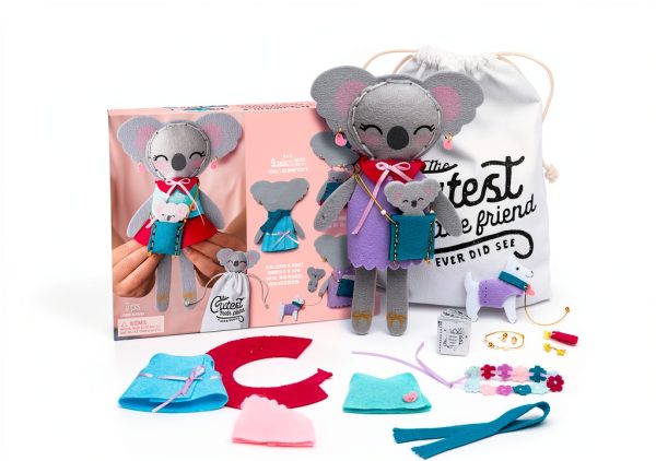 PlayMonster Koala Sewing Kit Fabric Craft for Kids-3