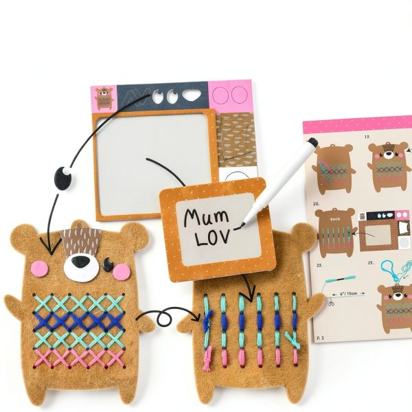 EZCRA 10-in-1 Animal Cross Stitch Kit for Kids-4