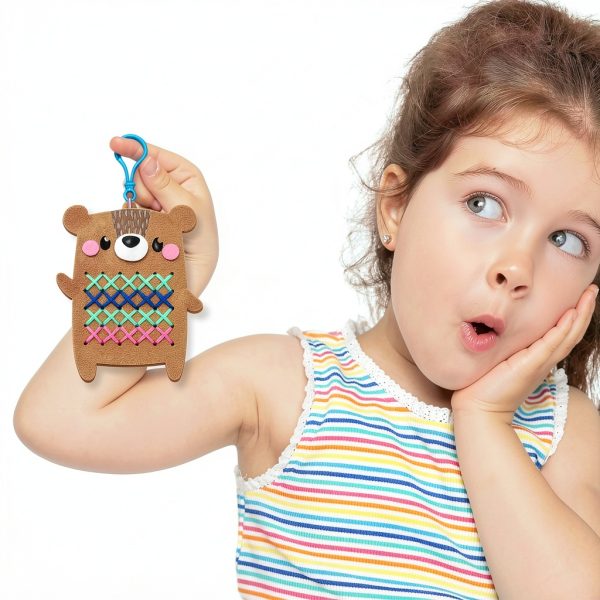 EZCRA 10-in-1 Animal Cross Stitch Kit for Kids-5