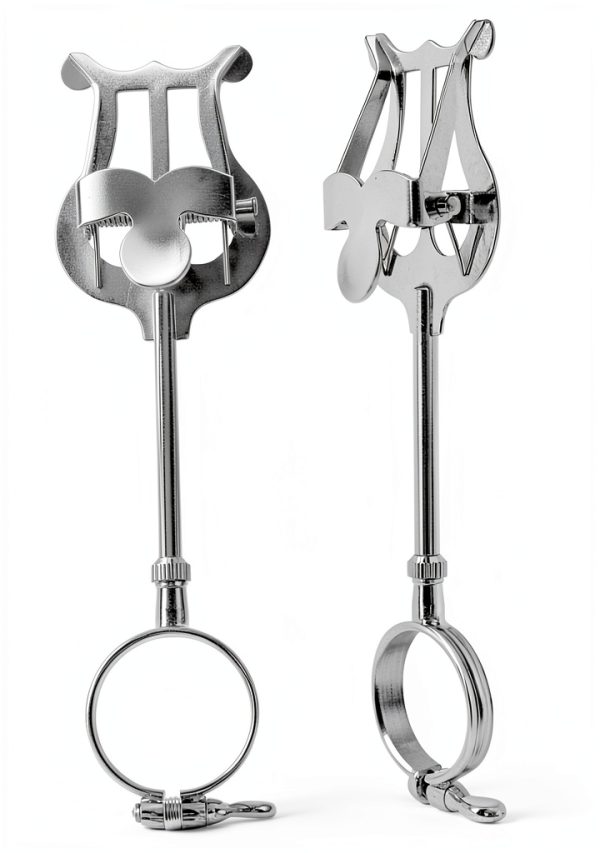 Clarinet Stand Iron Clip Silver by Pavo Music-1