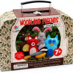 CraftLab Woodland Sewing Kit Fabric Portable Kids-0