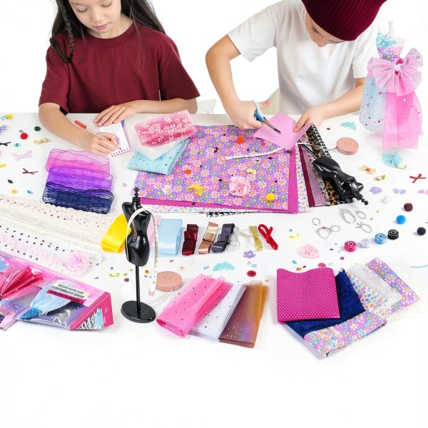 ONE TO FOUR Fashion Design Kit No Sew for Girls-5