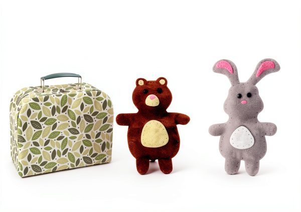 CraftLab Woodland Sewing Kit Fabric Portable Kids-5