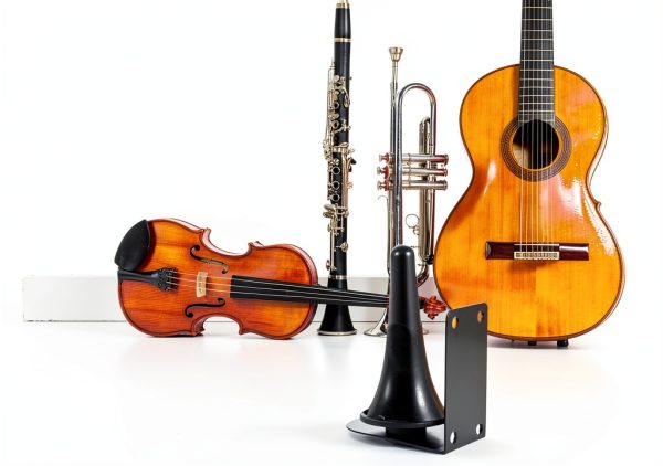 Clarinet Wall Stand MusicGear Black ABS Metal-8