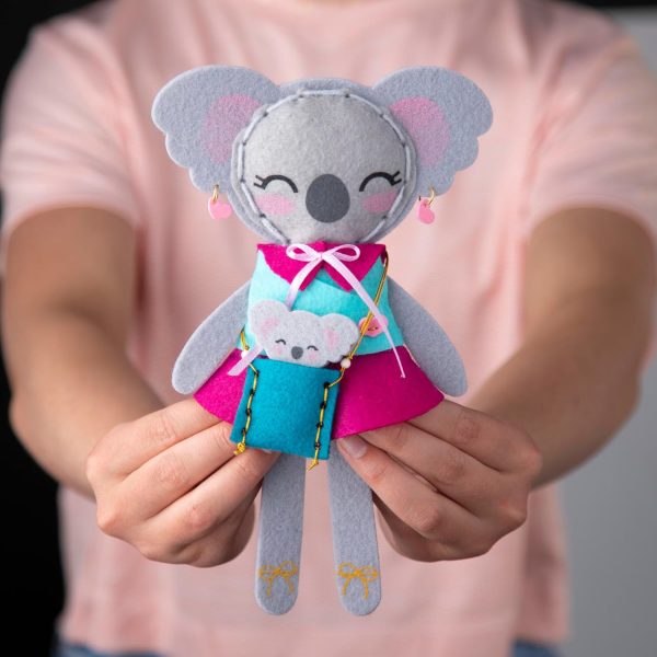 PlayMonster Koala Sewing Kit Fabric Craft for Kids-5