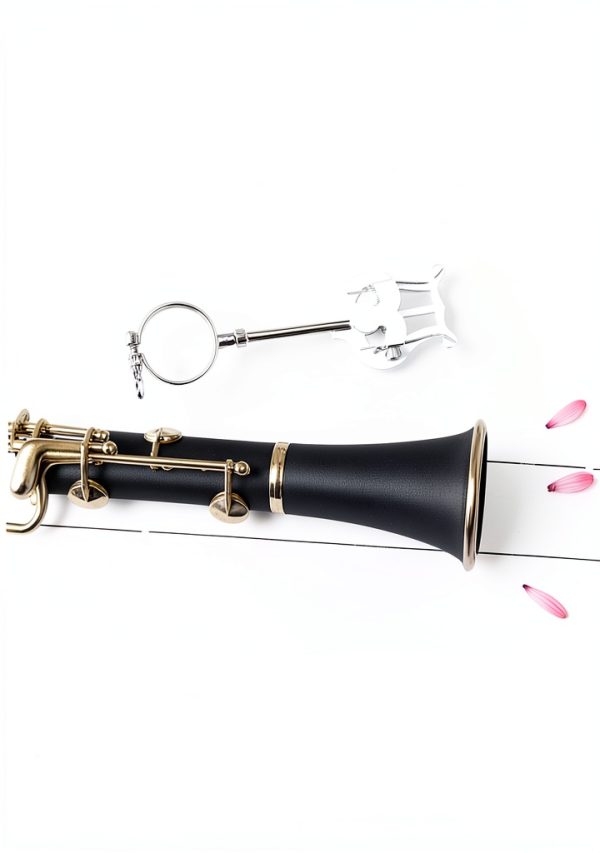 Clarinet Stand Iron Clip Silver by Pavo Music-7