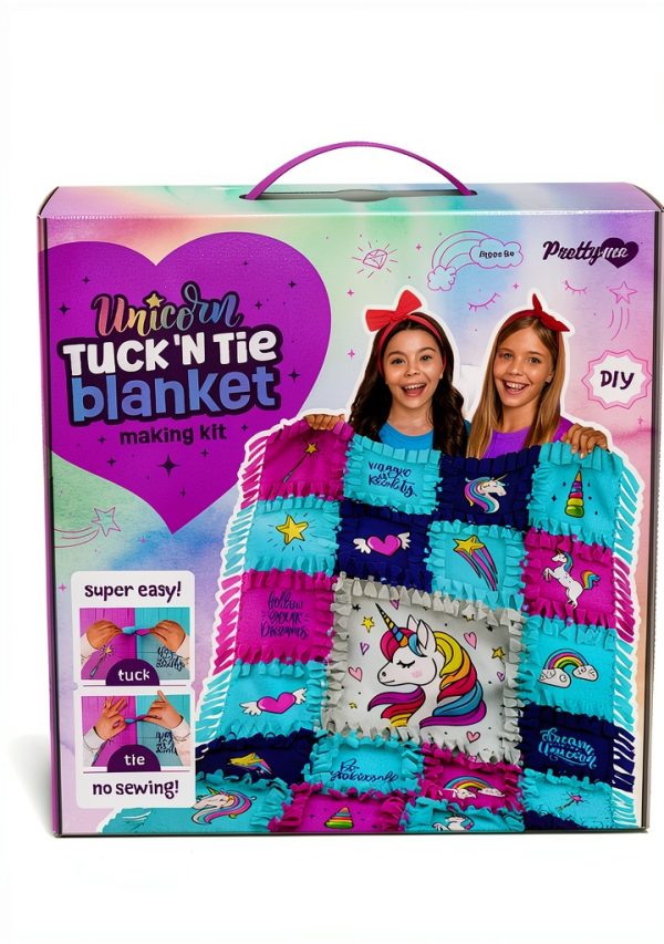 Unicorn No Sew Quilt Kit by Pretty Me Fabric-6