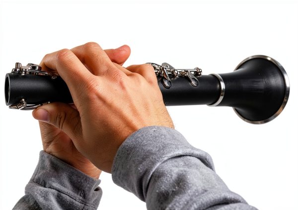 Clarinet Stand Iron Clip Silver by Pavo Music-8
