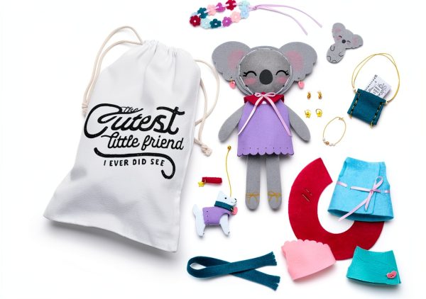PlayMonster Koala Sewing Kit Fabric Craft for Kids-4