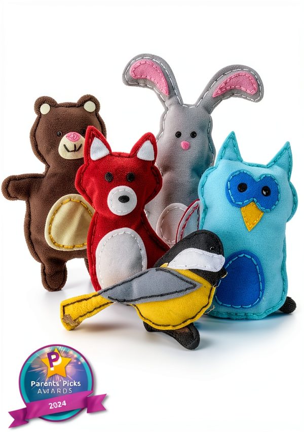 CraftLab Woodland Sewing Kit Fabric Portable Kids-1