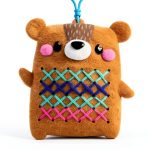 EZCRA 10-in-1 Animal Cross Stitch Kit for Kids-0