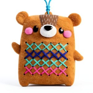 EZCRA 10-in-1 Animal Cross Stitch Kit for Kids-0