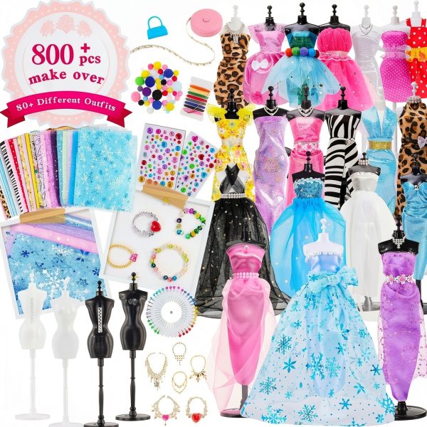 Fashion Designer Kit MGparty Sewing Set with 4 Mannequins-6