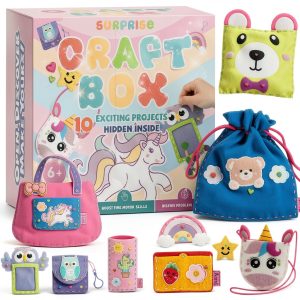 Felt Craft Kit Fortand Pink 10 Piece Sewing Set Model FSK555-0