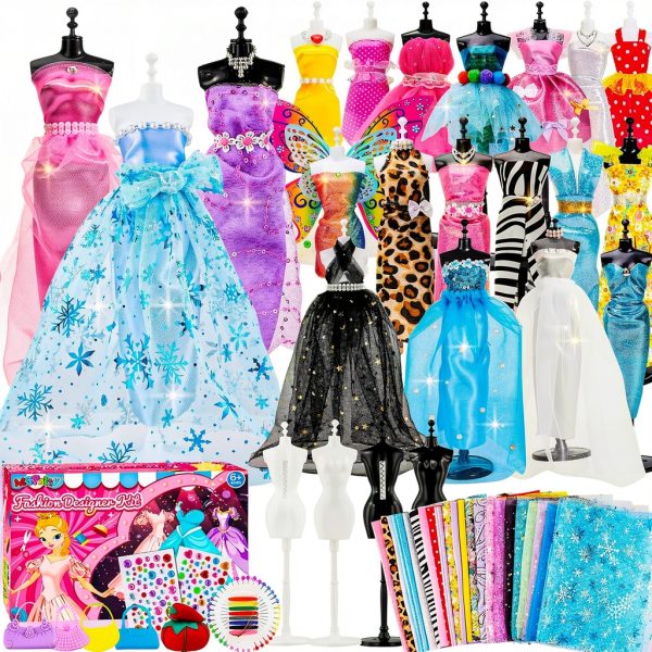 Fashion Designer Kit MGparty Sewing Set with 4 Mannequins-0