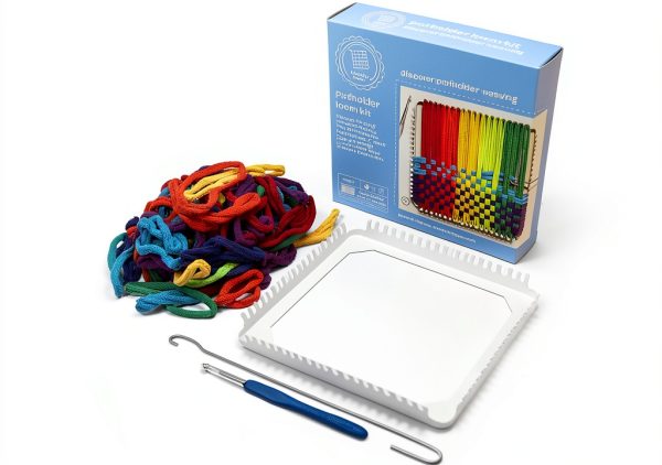 Potholder Loom Kit Harrisville Designs Metal 7 Inch Rainbow Cotton Set-2