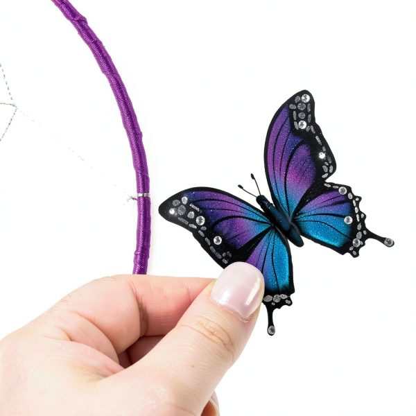 DIY Dreamcatcher Kit by Make It Real Multicolor Butterfly, 235 Pieces-7
