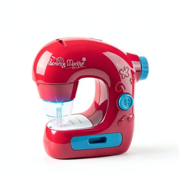 Kids Sewing Machine Kit TUZT Mini Portable with Light Guard-3