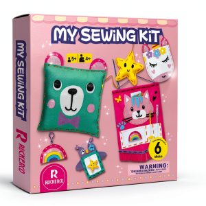 R RUCKERCO Sewing Kit for Kids Pink Small ETZXB Beginner Craft Set-0