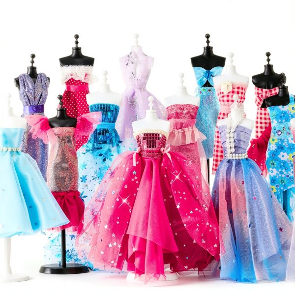 Joyin Kids Sewing Kit 400-Piece Fashion Set with Mannequins-1