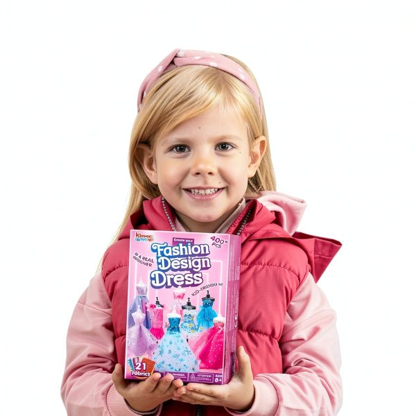 Joyin Kids Sewing Kit 400-Piece Fashion Set with Mannequins-7