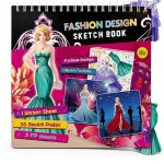 Fashion Sketchbook by RAREWORT with 100 Stickers and 40 Giant Pages-0