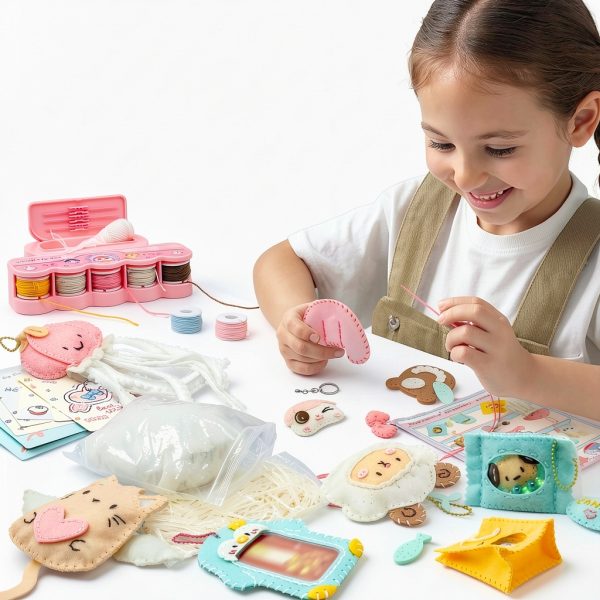 Ferberbears Felt Craft Kit Small Animal Sewing Model 8282 Mix-3