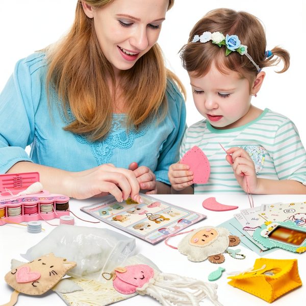 Ferberbears Felt Craft Kit Small Animal Sewing Model 8282 Mix-4